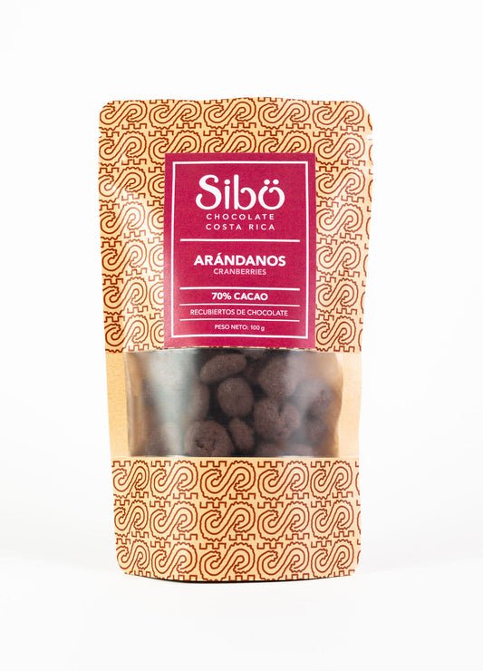 Arándanos en chocolate negro