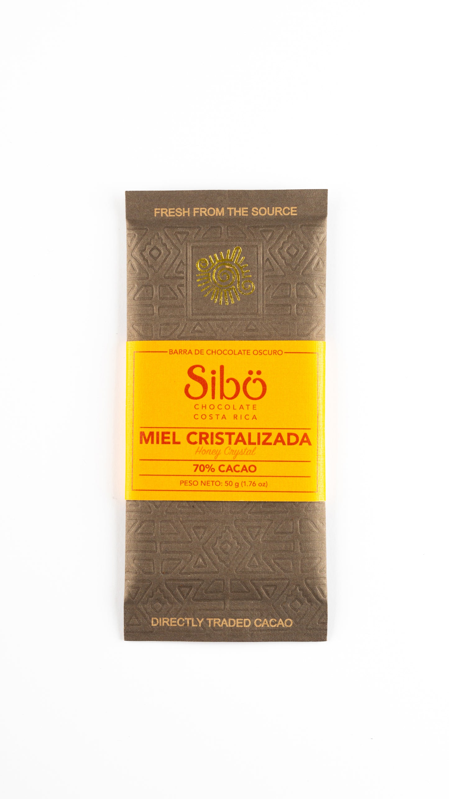 Crunch de miel salvaje, barra oscura