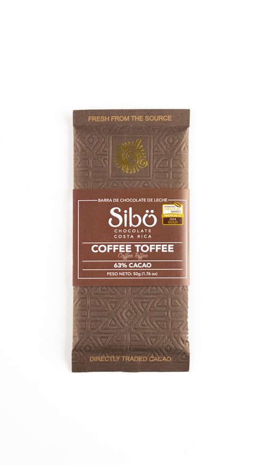 Barra de toffee de café